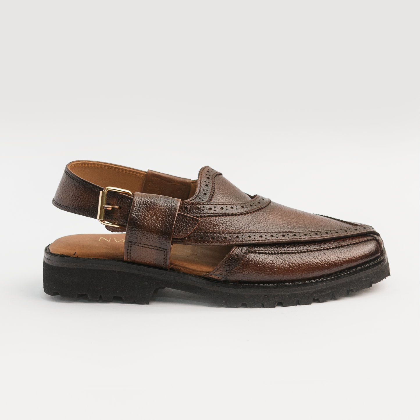 Badshah - Dark Brown (Milled Leather)
