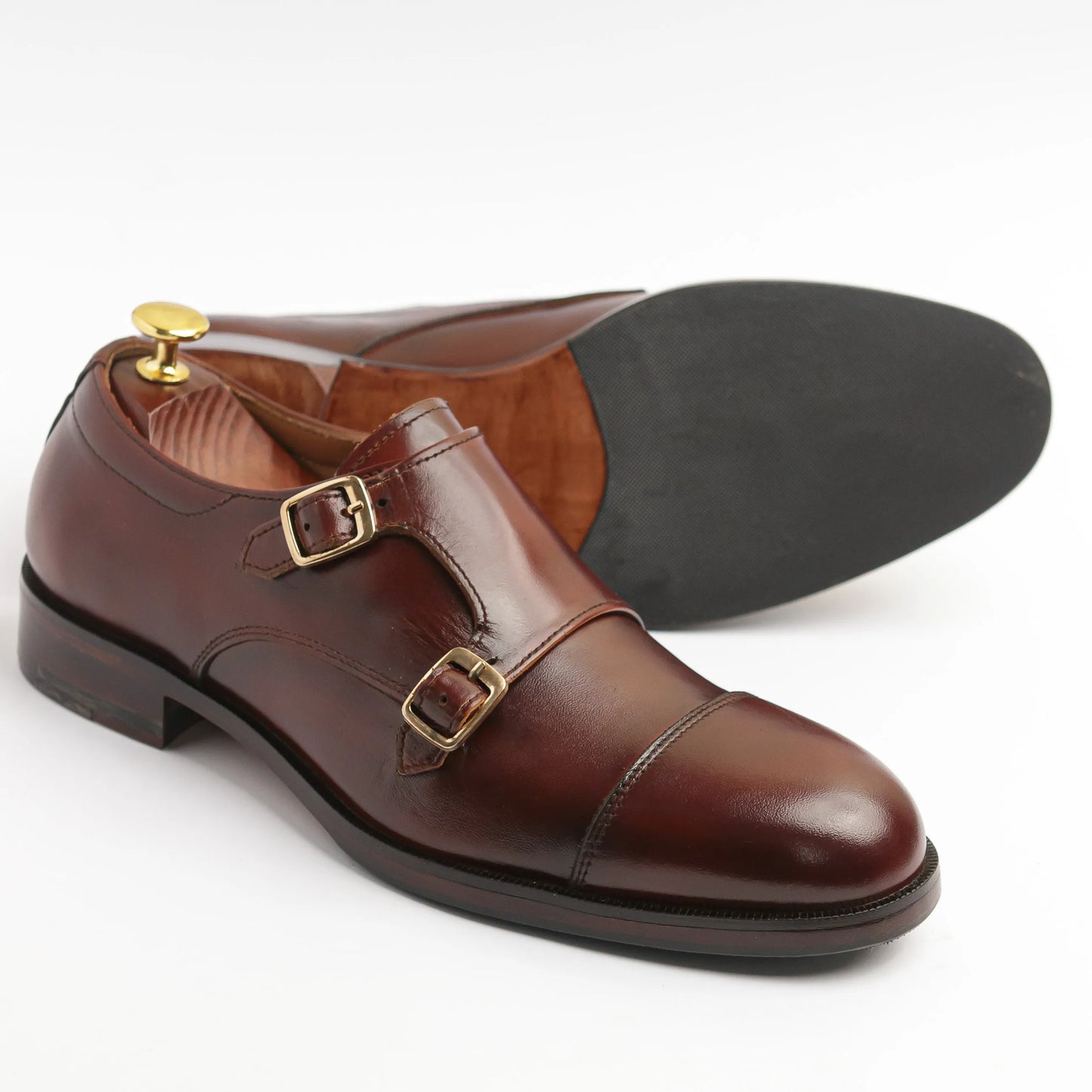 Chestnut Brown Monk Strap