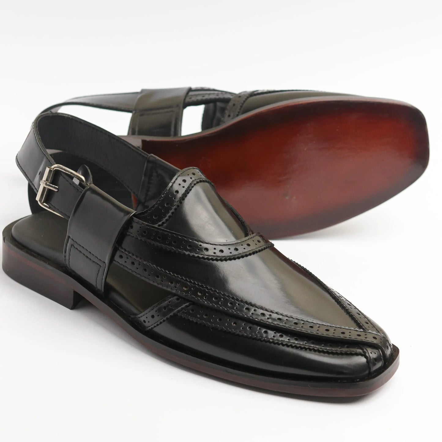 Black Nourozi Chappal