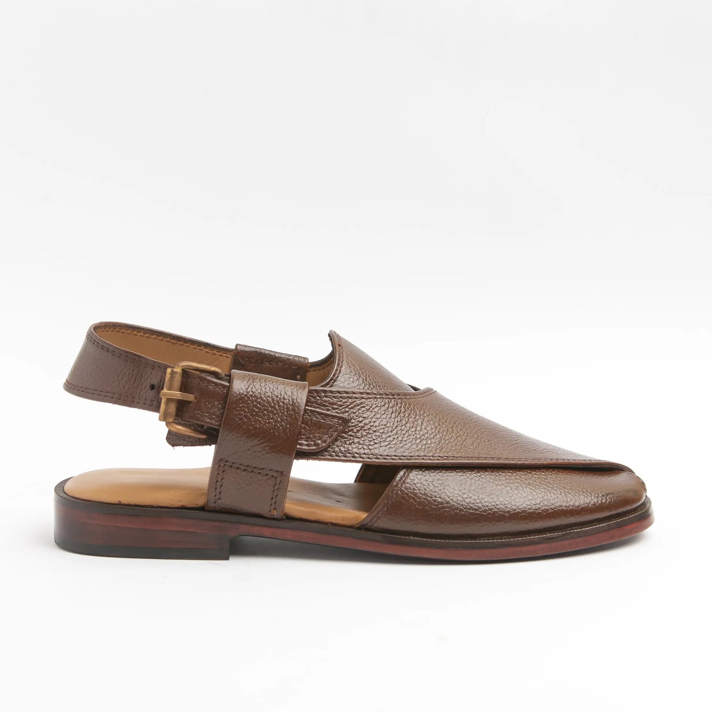 Dark Brown Peshawari Chappal