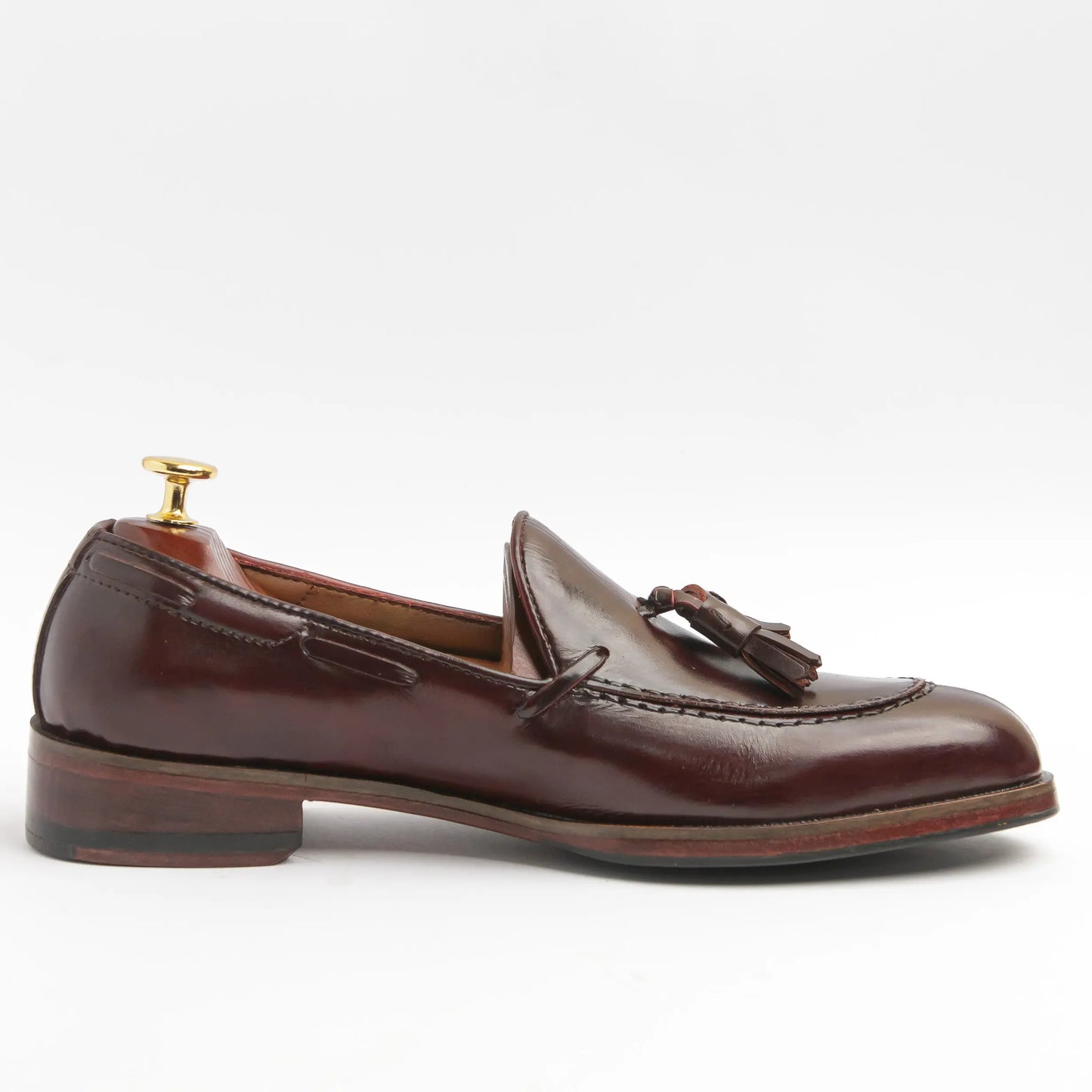 Old Burgundy Tassel Loafers