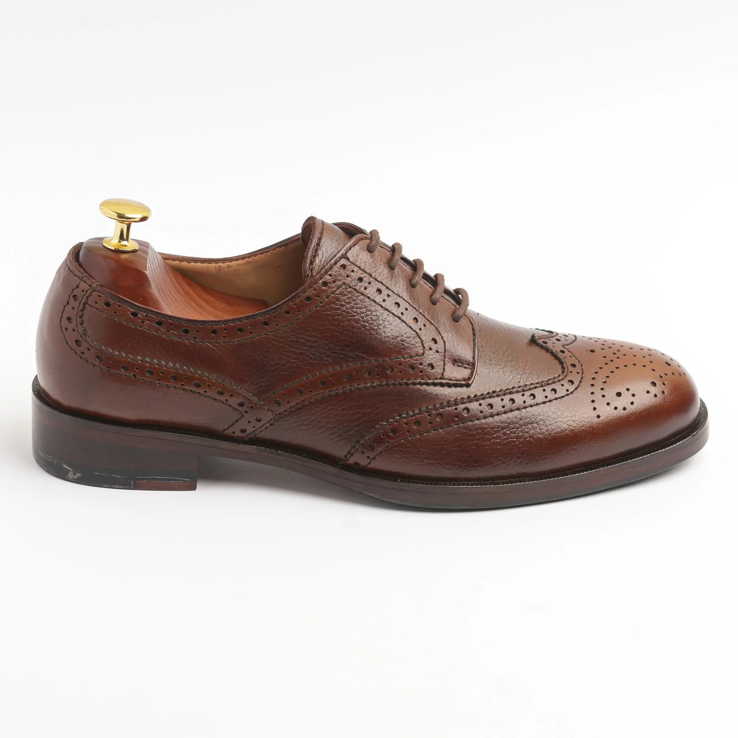 Brown Wing Tip Brogue
