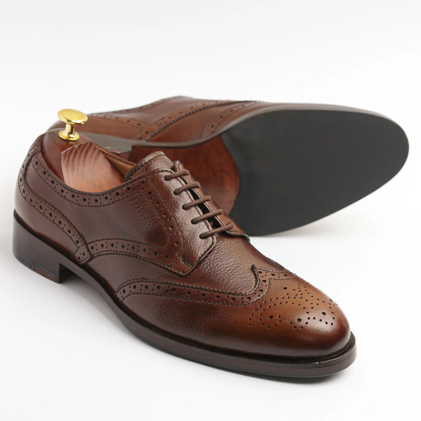 Brown Wing Tip Brogue