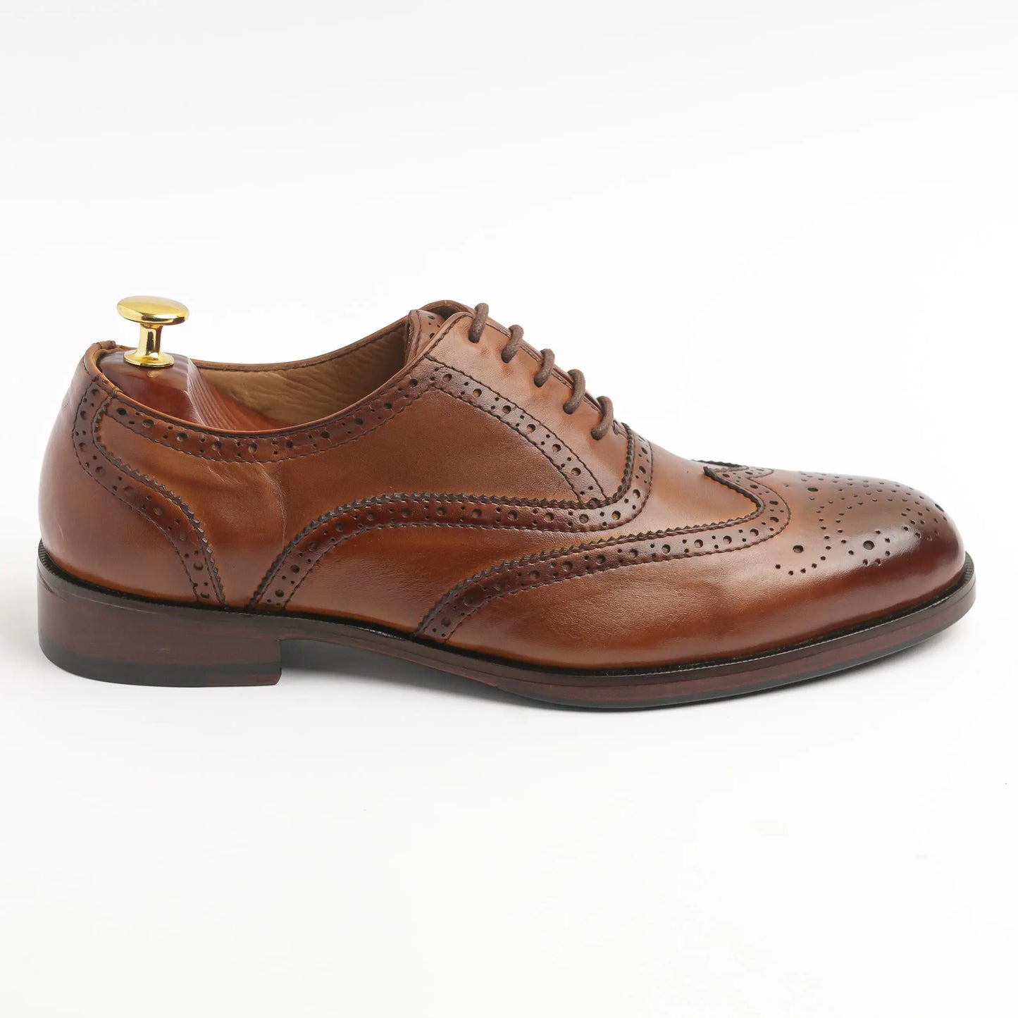 Brown Wing Tip Oxfords