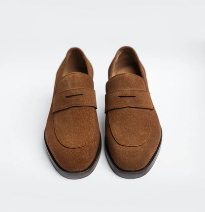 Diplomat - Dark Tan Suede