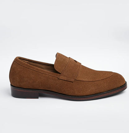 Diplomat - Dark Tan Suede