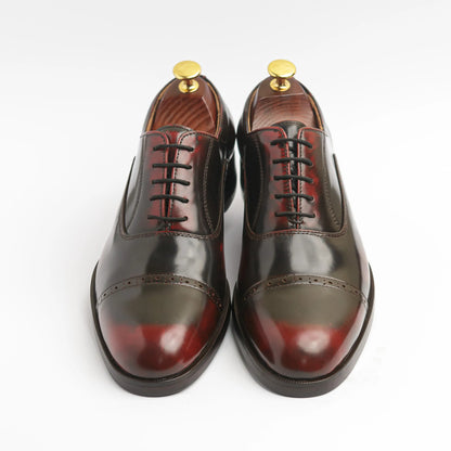 Captoe Oxfords Brushup Burgundy