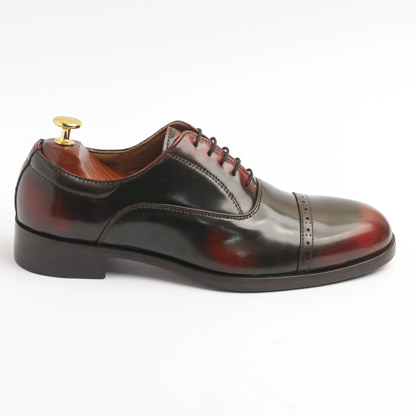 Captoe Oxfords Brushup Burgundy