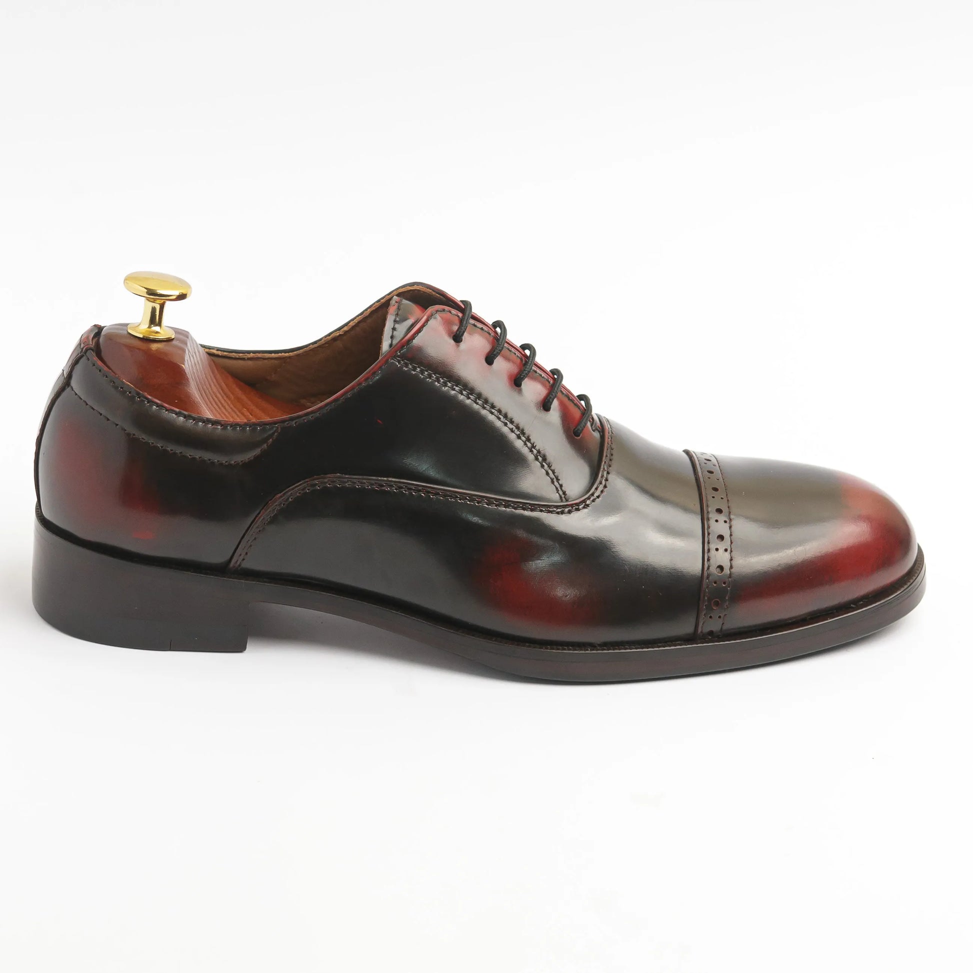 Captoe Oxfords Brushup Burgundy