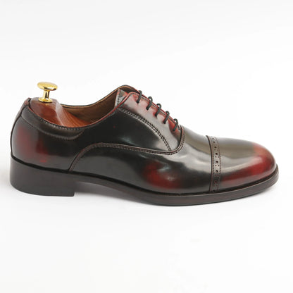 Captoe Oxfords Brushup Burgundy