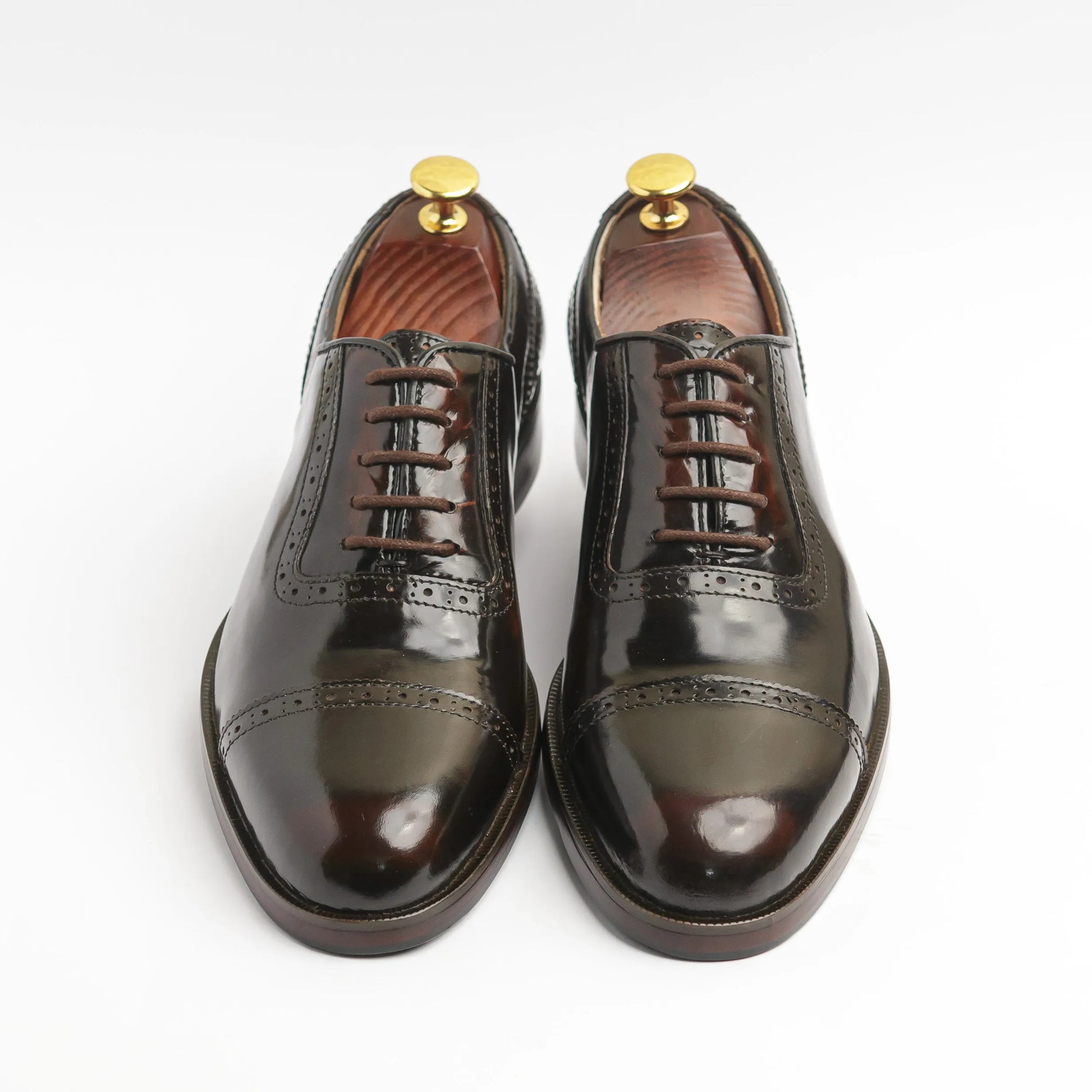 Brown Tan Classic Oxfords