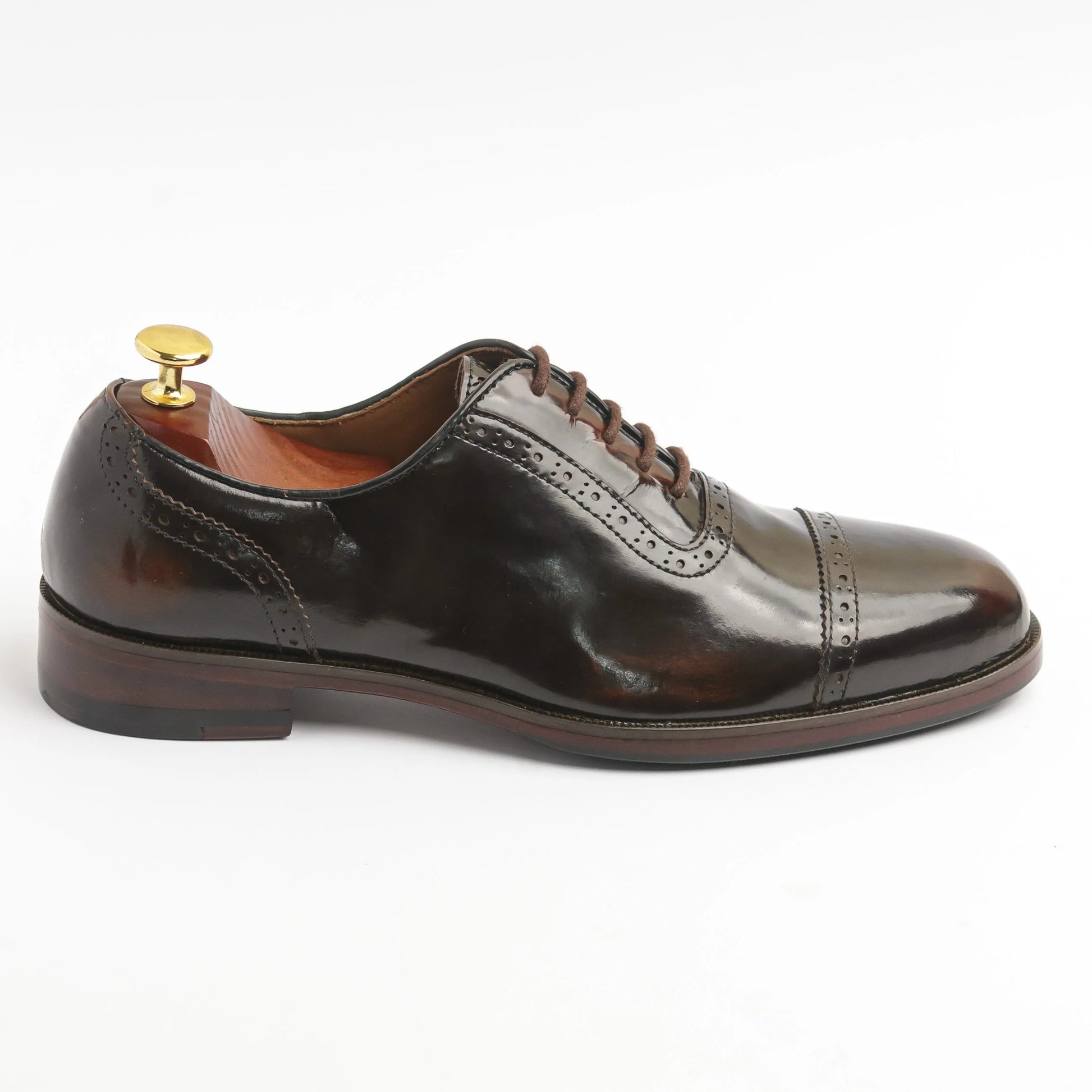 Brown Tan Classic Oxfords