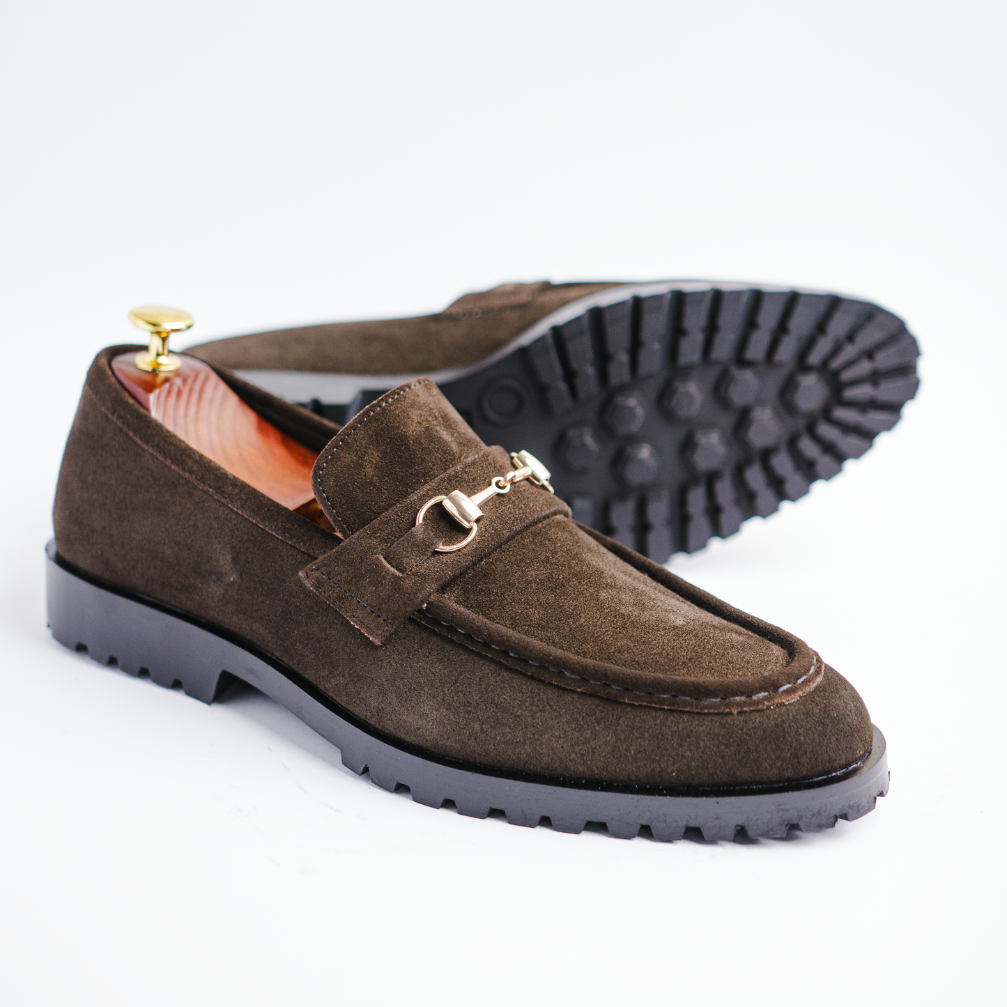 Verona - Green Suede