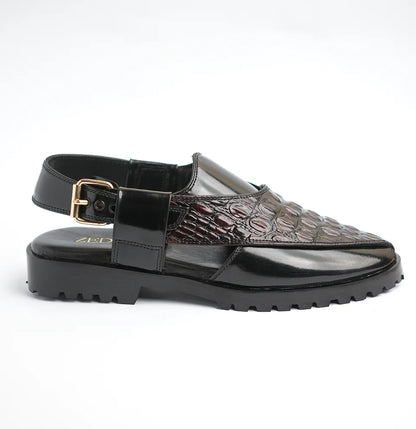 Shahenshah - Burgundy Croc
