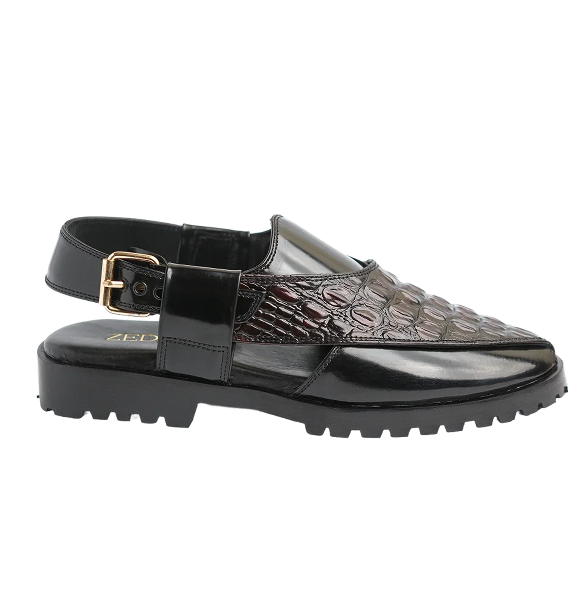 Shahenshah - Burgundy Croc