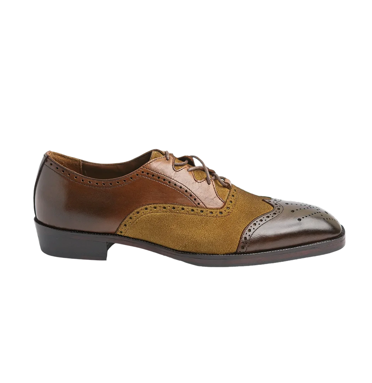 Windsor - Suede Brown & Tan