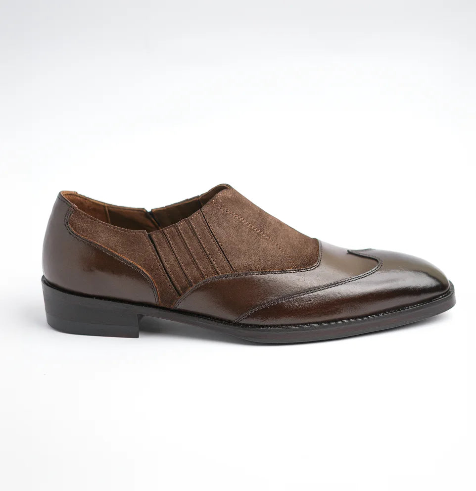 Saddle - Brown Suede