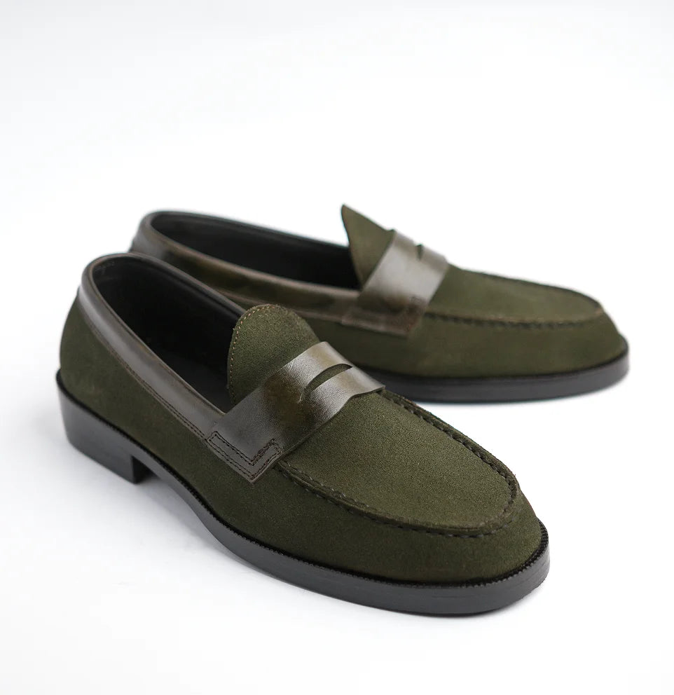 Heritage Green Suede