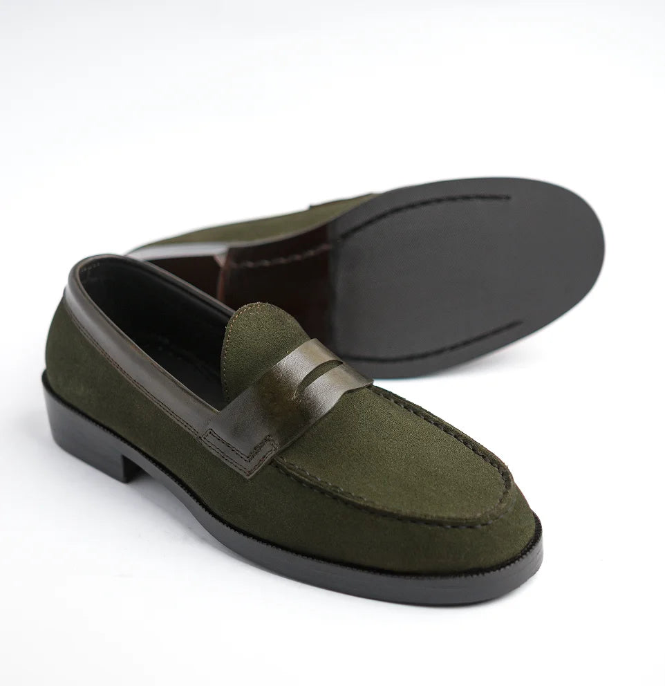Heritage Green Suede