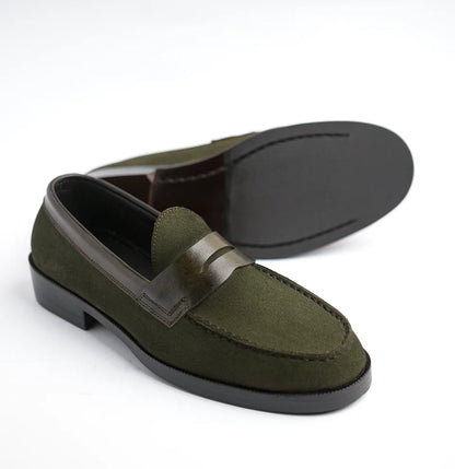Heritage Green Suede