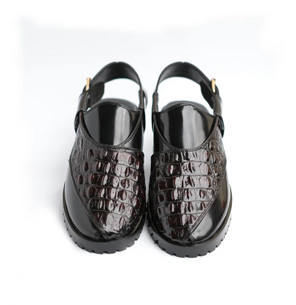 Shahenshah - Burgundy Croc