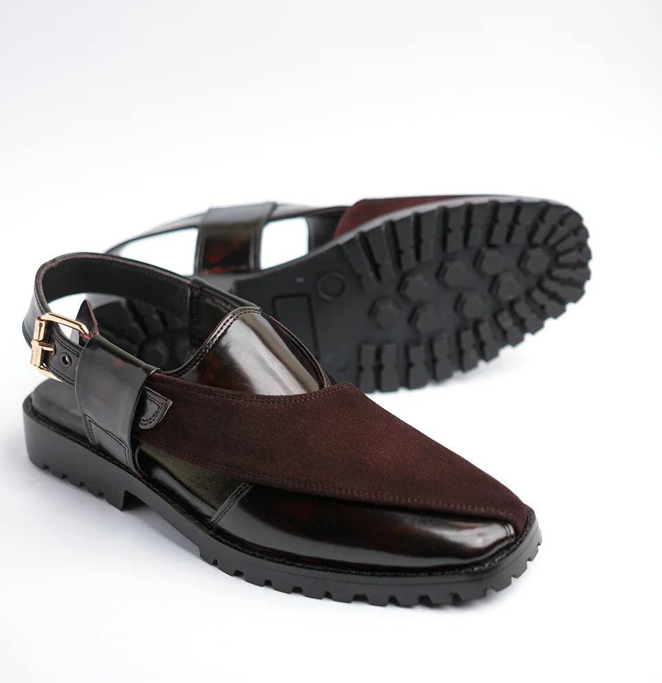 Sikandar - Mahroon & Black