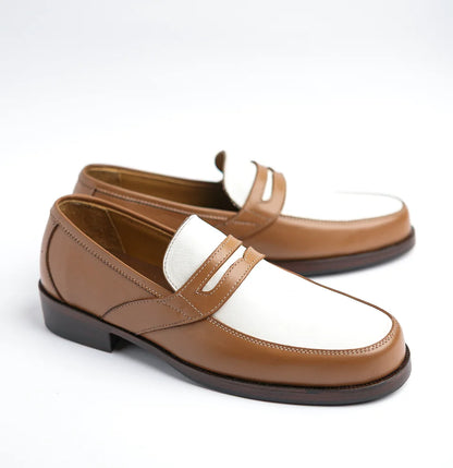 Aristo - White & Tan