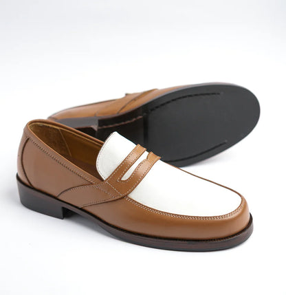 Aristo - White & Tan