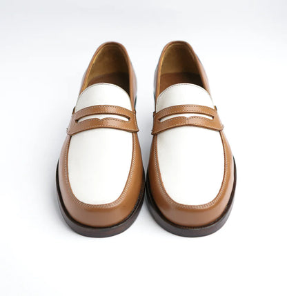 Aristo - White & Tan