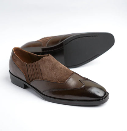 Saddle - Brown Suede