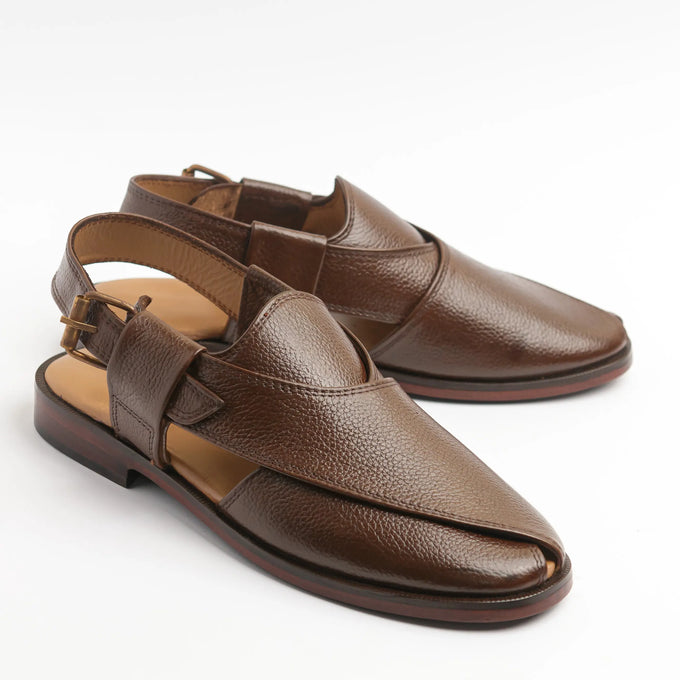 Brown Peshawari Chappal