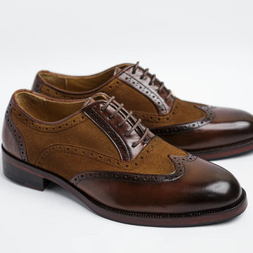 Windsor - Suede Brown & Dark Brown