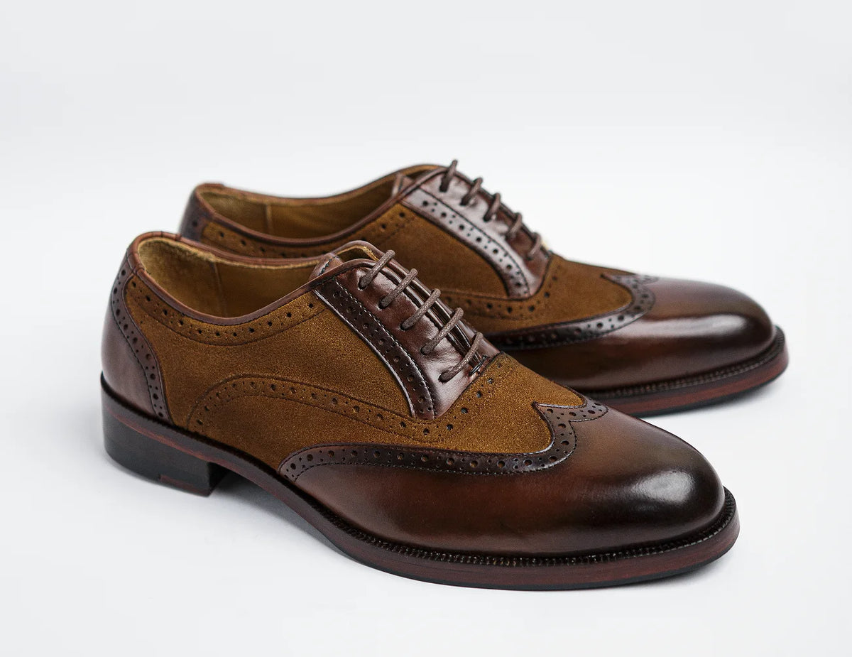 Windsor - Suede Brown & Dark Brown