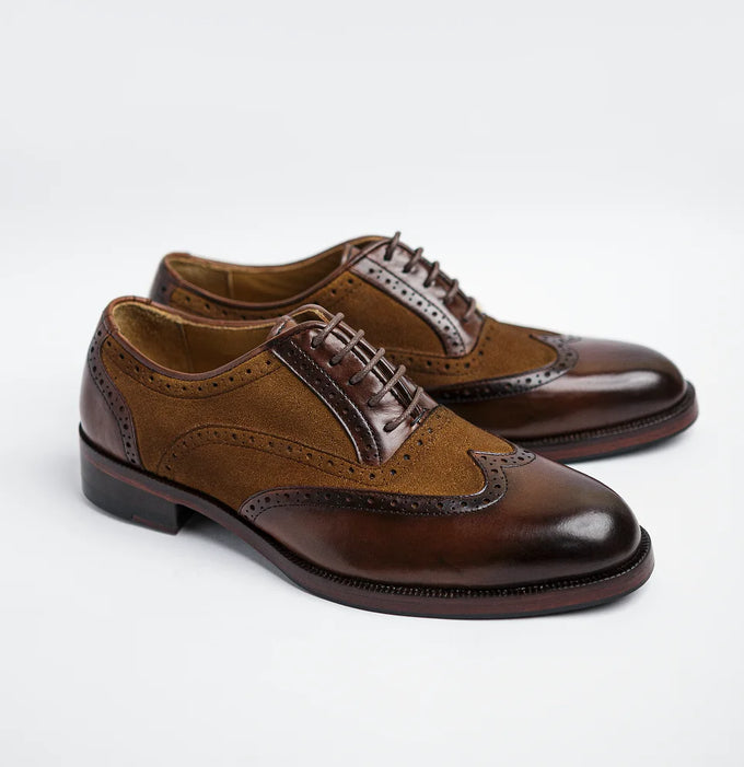 Windsor - Suede Brown & Dark Brown
