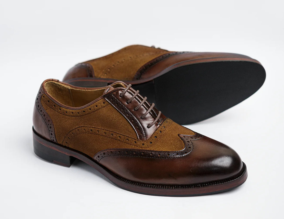 Windsor - Suede Brown & Dark Brown