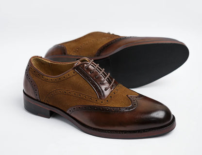 Windsor - Suede Brown & Dark Brown