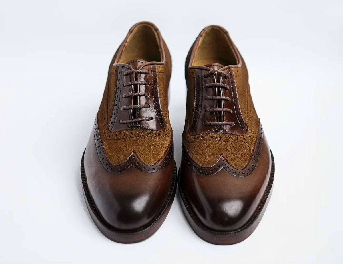 Windsor - Suede Brown & Dark Brown