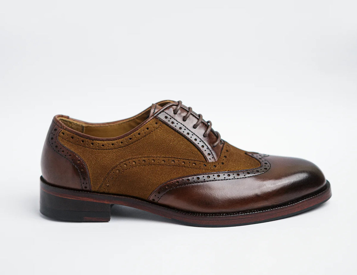 Windsor - Suede Brown & Dark Brown