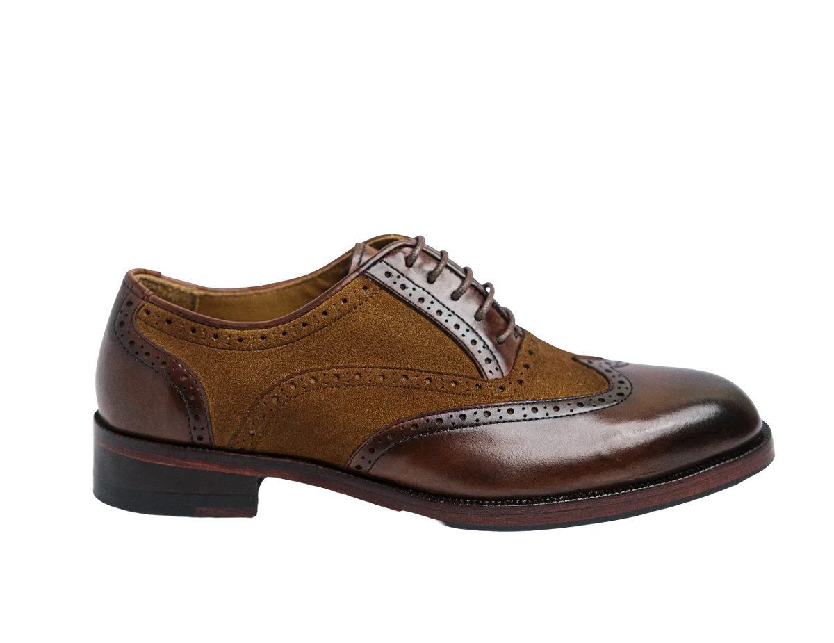 Windsor - Suede Brown & Dark Brown
