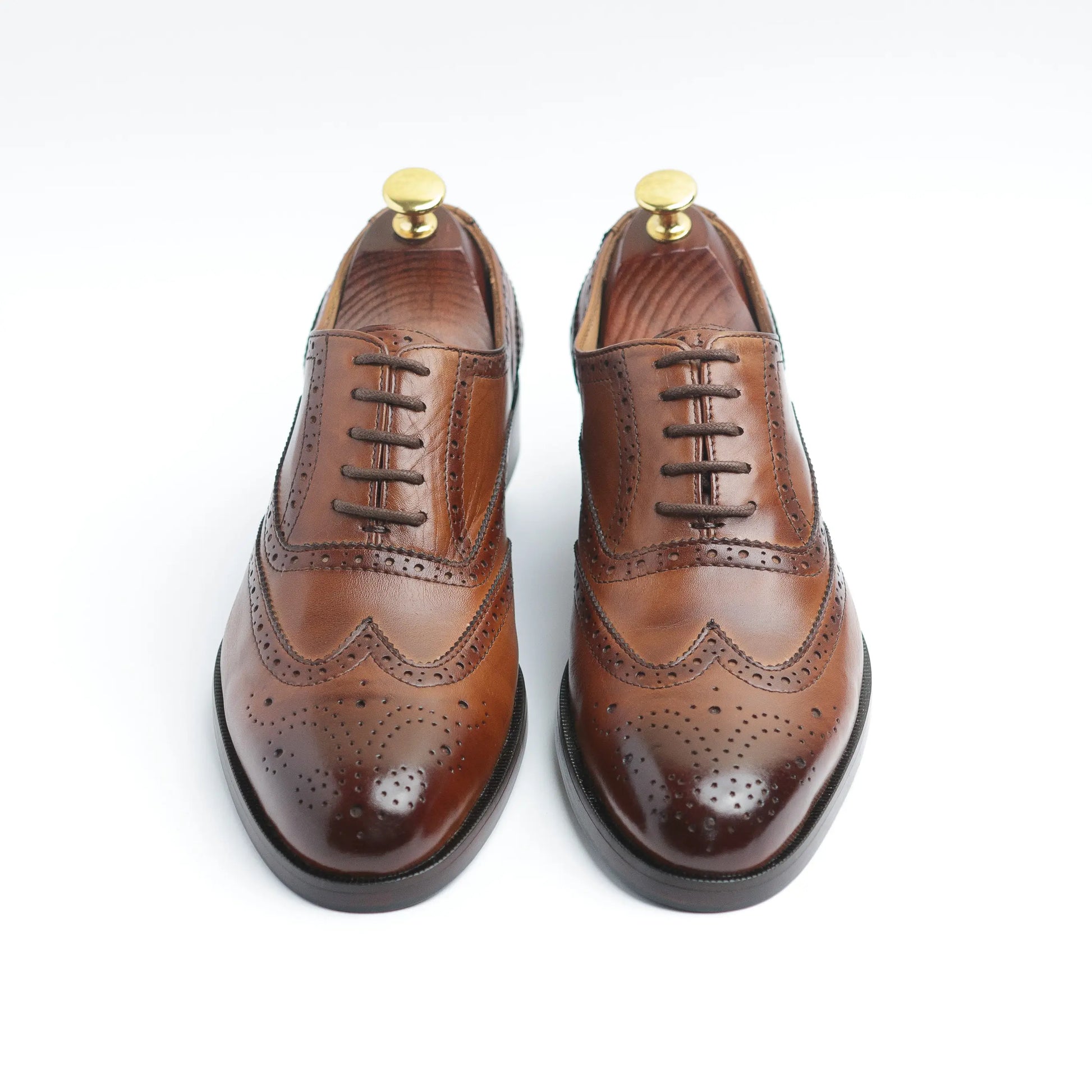 Brown Wing Tip Oxfords